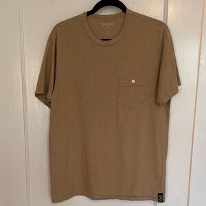 Todd Snyder Men's Jersey Pocket Tee in Tan Brown